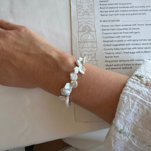 Tahiti Pearl Bracelet Silver - Vandaya