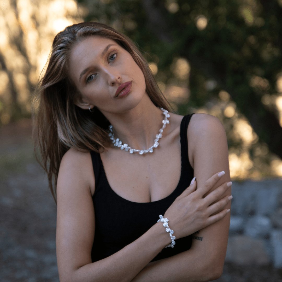 Tahiti Pearl Bracelet Silver - Vandaya